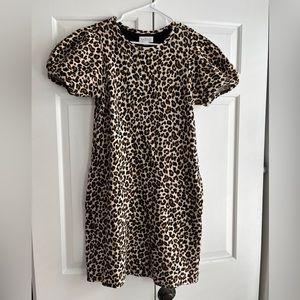 Velvet by Graham and Spencer Leopard print dress